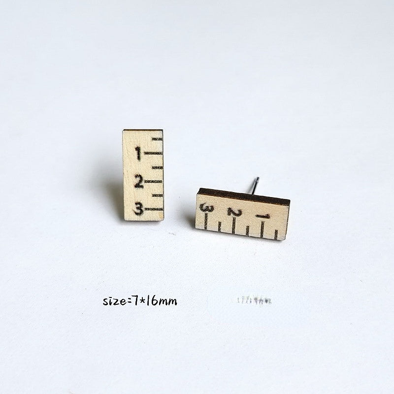Wholesale Teacher's Day Wooden Earrings